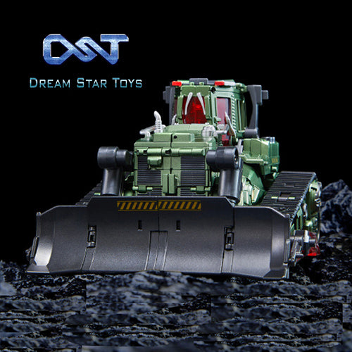 【EarlyBirdSales】Dreamstartoys The Pushing Machine Warriors【Bonecrusher】 Transform Toys (DST02-004)