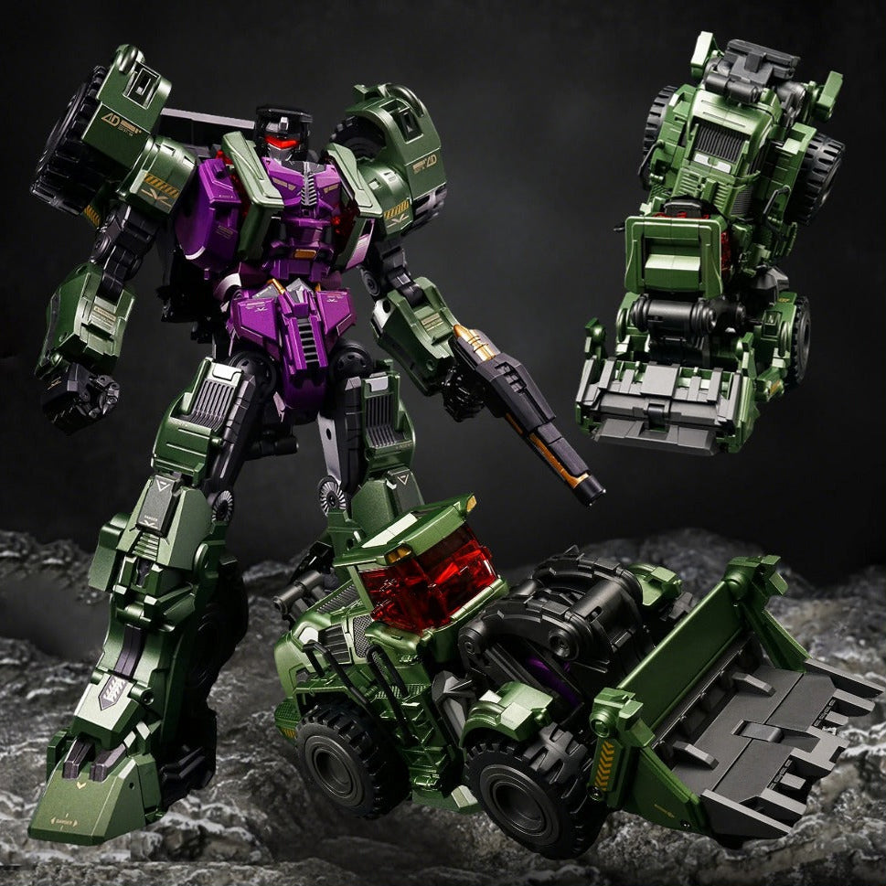 Dreamstartoys The Pushing Machine Warriors【Bonecrusher】Transform Toys, The 4th Group Member of DST02-Devastator (DST02-004)