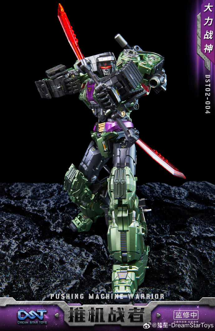 【EarlyBirdSales】Dreamstartoys The Pushing Machine Warriors【Bonecrusher】 Transform Toys (DST02-004)