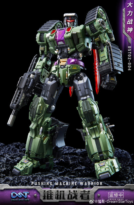 【EarlyBirdSales】Dreamstartoys The Pushing Machine Warriors【Bonecrusher】 Transform Toys (DST02-004)