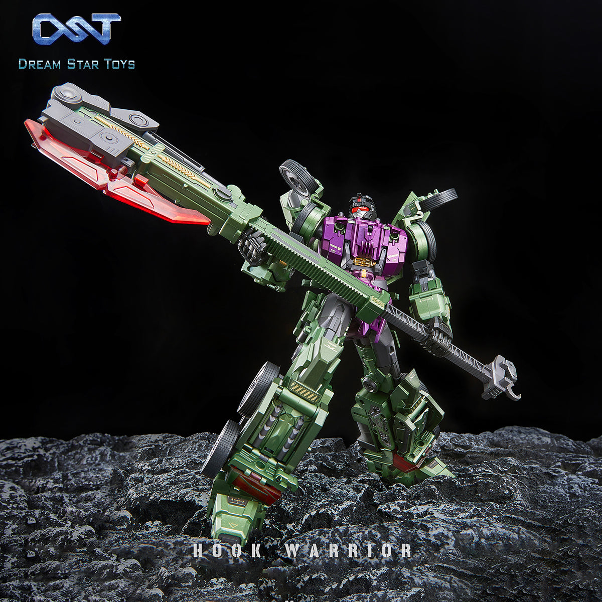 Dreamstartoys The Hook Warriors Transformer Toys, 2nd Combination of DST02-Devastator (DST02-002)