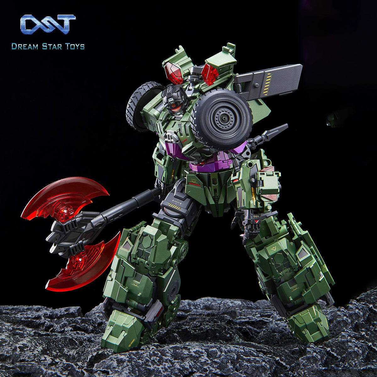 Dreamstartoys The Load Warriors [Long Haul] Transformer Toys, The 3rd Group Member of DST02-Devastator  (DST02-003)