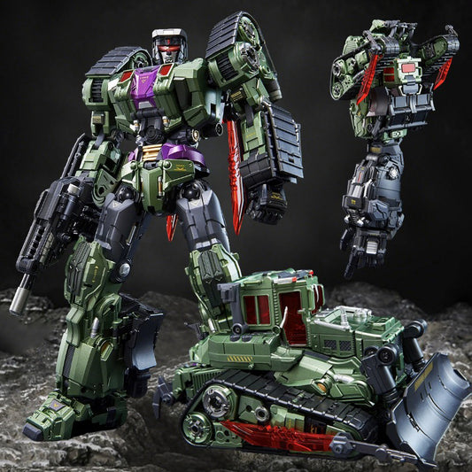 Dreamstartoys The Pushing Machine Warriors【Bonecrusher】Transform Toys, The 4th Group Member of DST02-Devastator (DST02-004)