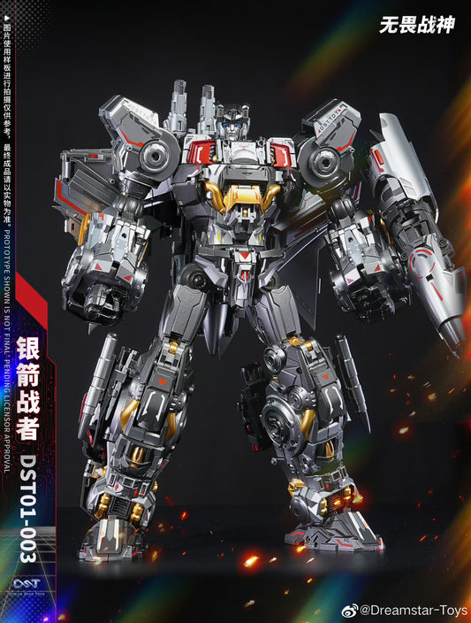 Dreamstartoys The Silver Arrow Warriors Transformer Toys (DST01-003)