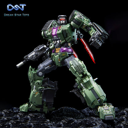 Dreamstartoys The Pushing Machine Warriors【Bonecrusher】Transform Toys, The 4th Group Member of DST02-Devastator (DST02-004)