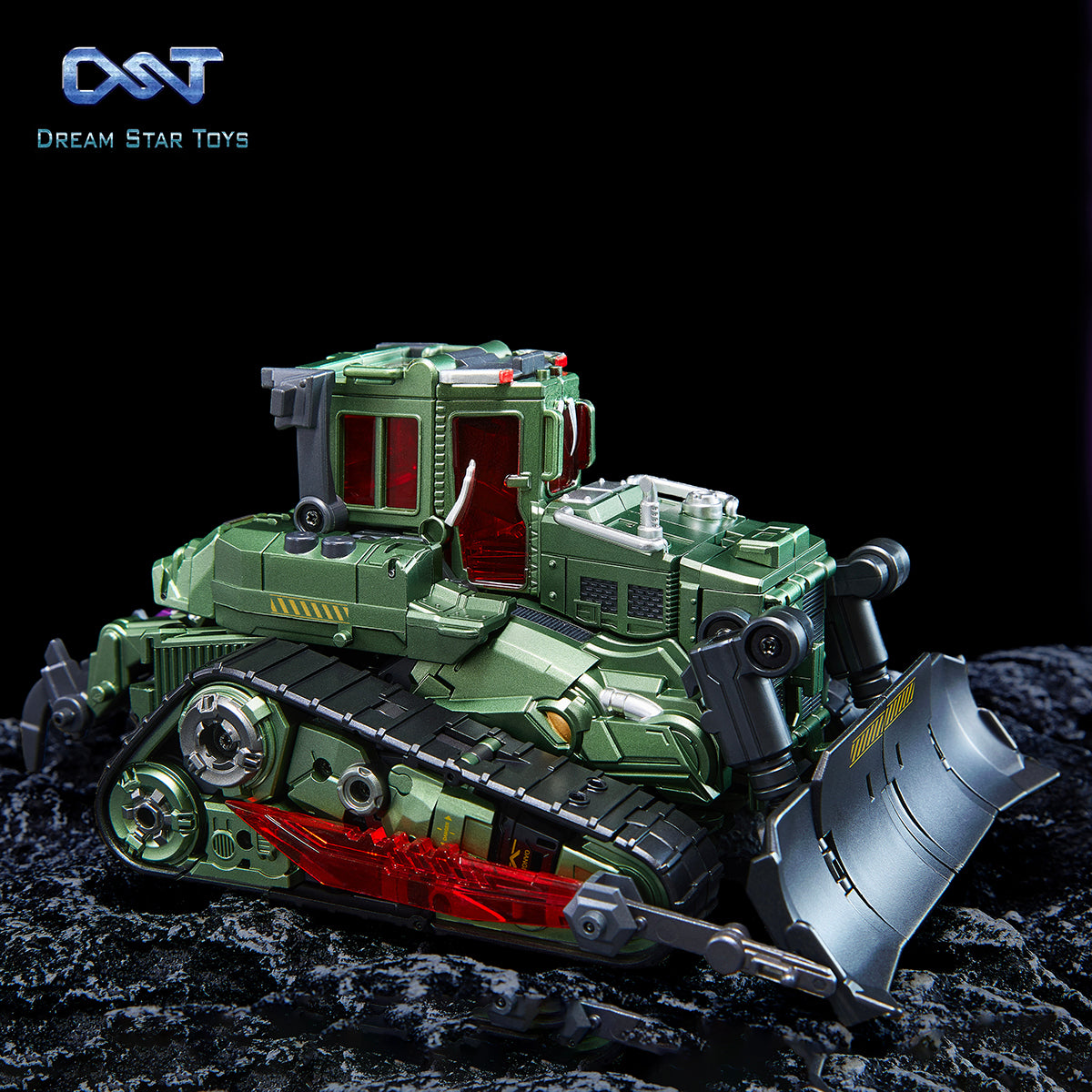 Dreamstartoys The Pushing Machine Warriors【Bonecrusher】Transform Toys, The 4th Group Member of DST02-Devastator (DST02-004)