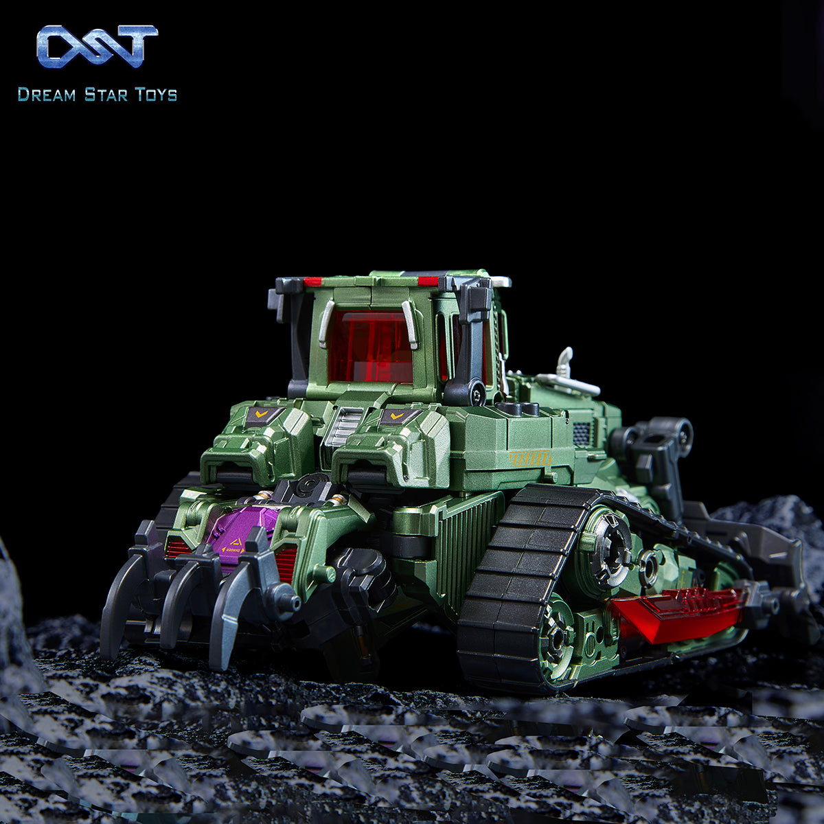Dreamstartoys The Pushing Machine Warriors【Bonecrusher】Transform Toys, The 4th Group Member of DST02-Devastator (DST02-004)