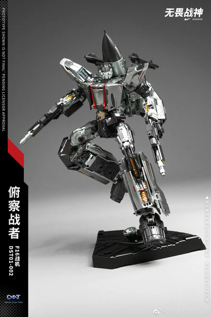 Dreamstartoys The Look-Down Warriors F16 Fighter Transformer Toys (DST01-002)