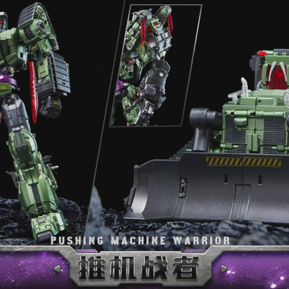 Dreamstartoys The Pushing Machine Warriors【Bonecrusher】Transform Toys, The 4th Group Member of DST02-Devastator (DST02-004)