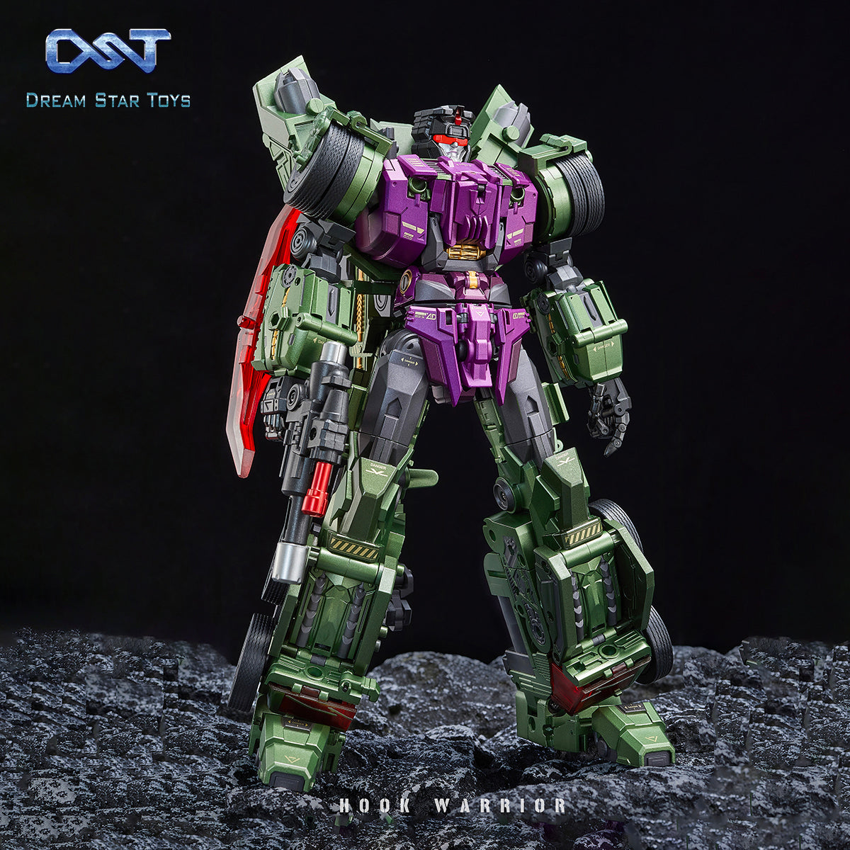 Dreamstartoys The Hook Warriors Transformer Toys, 2nd Combination of DST02-Devastator (DST02-002)